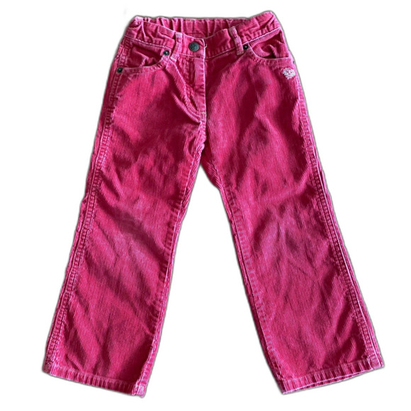 Janie & Jack Red Corduroy Heart Pants Girls' 3T - Picture 1 of 10